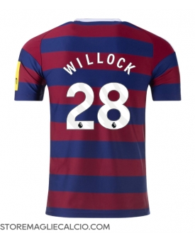 Newcastle United Joe Willock #28 Maglia Gara Trasferta Repliche 2024-25 Maniche Corte Newcastle United Joe Willock #28 Maglia Gara Trasferta Repliche 2024-25 Maniche Corte